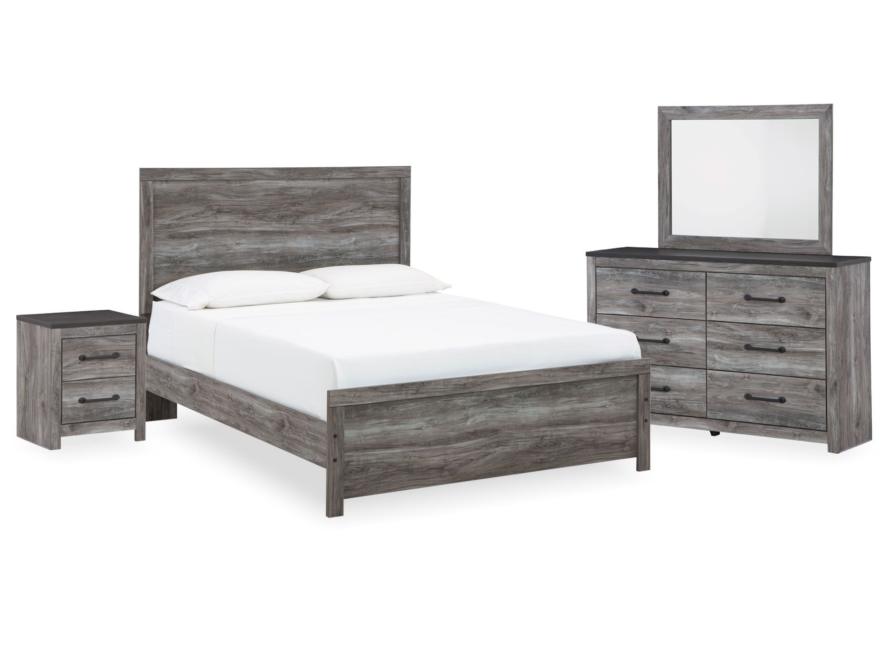 Bronyan Gray 6-Piece Queen Bedroom Set