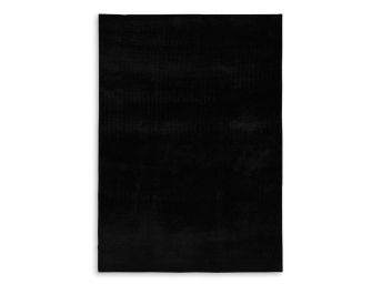 Anaben Black Washable 5x7 Area Rug  - ARUGBL00