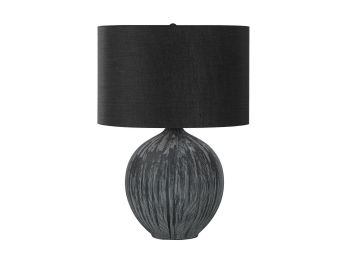 Black Ceramic 23" Table Lamp - 9618BC15