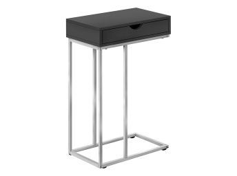 Black/Silver Accent Table - 3773BS00
