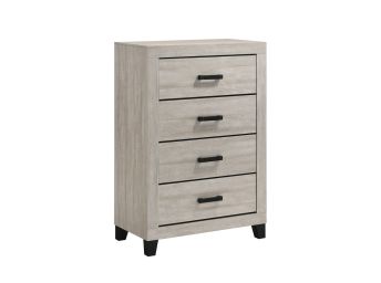 Bradley Dusty Grey Oak 5 Drawer Chest - 0370GO04