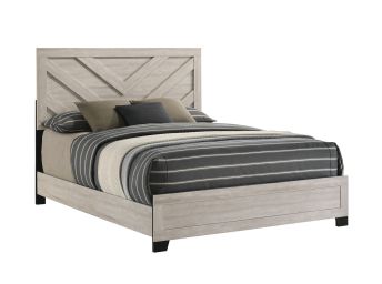 Bradley Dusty Grey Oak Queen Bed - 0370GO3Q
