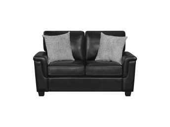 Brynn Black Loveseat - 1030BB02