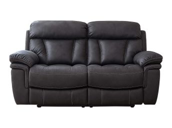 Cayman Gunmetal Reclining Loveseat - 9597GM02