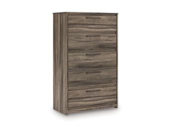 Elbrim Brown Five Drawer Chest - 2005EB04