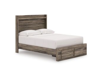 Elbrim Brown Full Panel Storage Bed - 2005EB4F