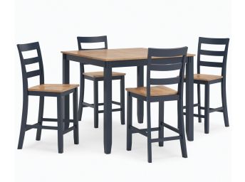 Gesthaven Blue Counter Height 5-Piece Dinette - 0399NB50