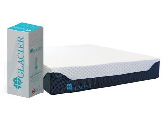 Glacier Gel-Infused Memory Foam Queen Mattress - GLGLQN01
