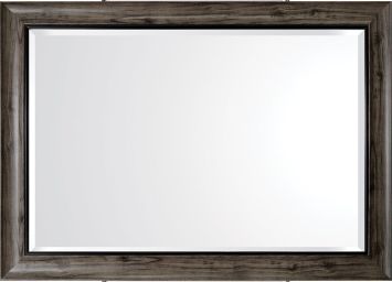 Grey Wood Grain 22x28 Mirror - GRYW2228