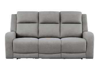 Hyde Park Steel Power Reclining Sofa - 7121HS03