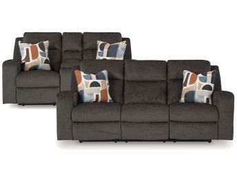 Kanlow Dusk Reclining Sofa & Loveseat - 3860KD20