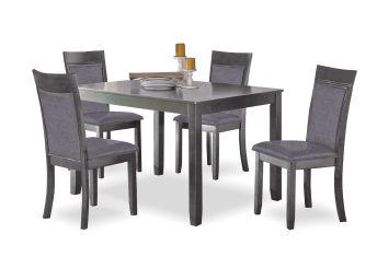 Nellie Grey 5-Piece Dinette Set - 3649GY50