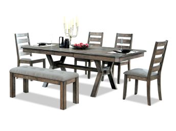 New Jersey Walnut 6-Piece Dinette Set - 0270NE60