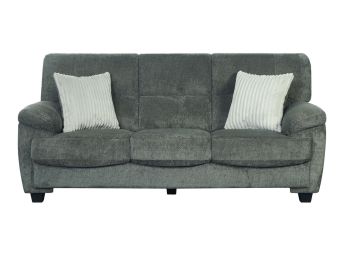 Rosen Pewter Cord Sofa - 1070RP03