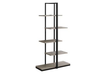 Taupe/Black Accent Etagere - 7232TB00