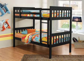 Twin/Twin Espresso Bunkbed - 0051ES40