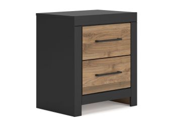 Vertani Black & Honey Nightstand - 2073VB05