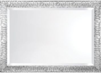 Zebra Silver 22x28 Mirror - ZSIL2228