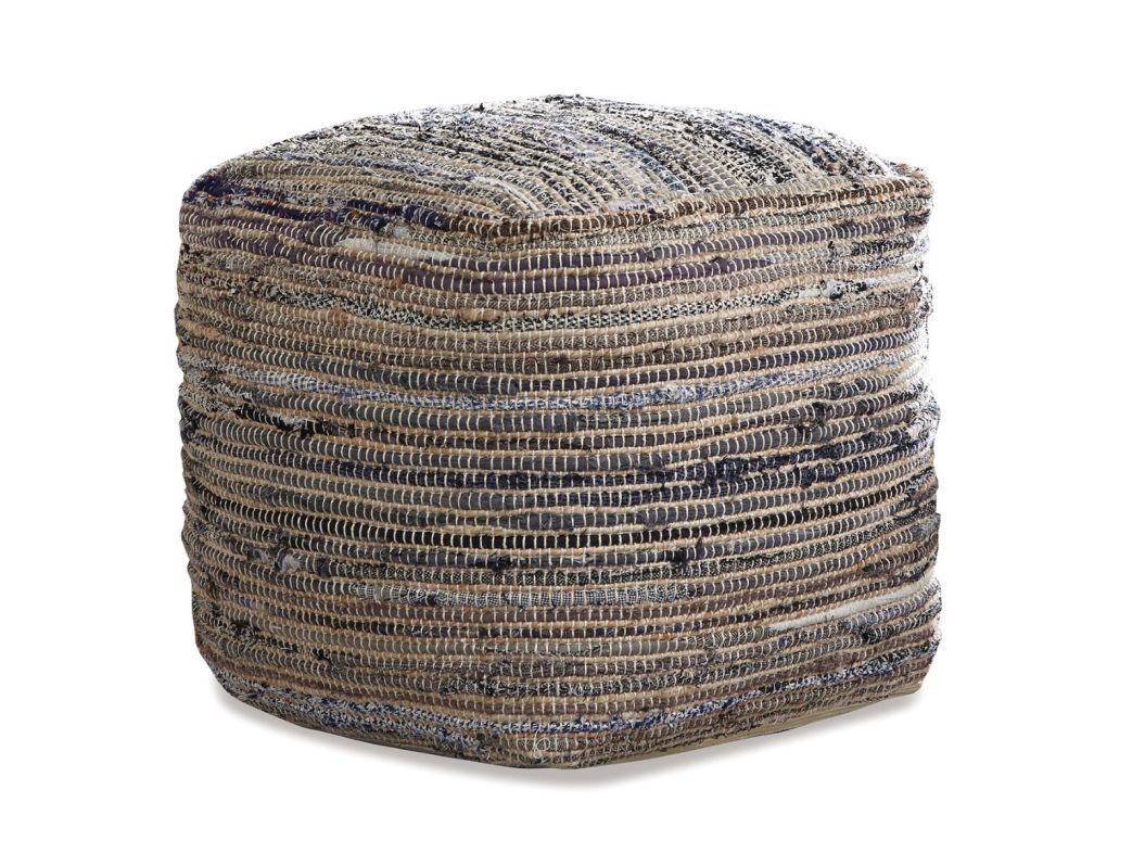 Absalom Denim Pouf - 0550AD00