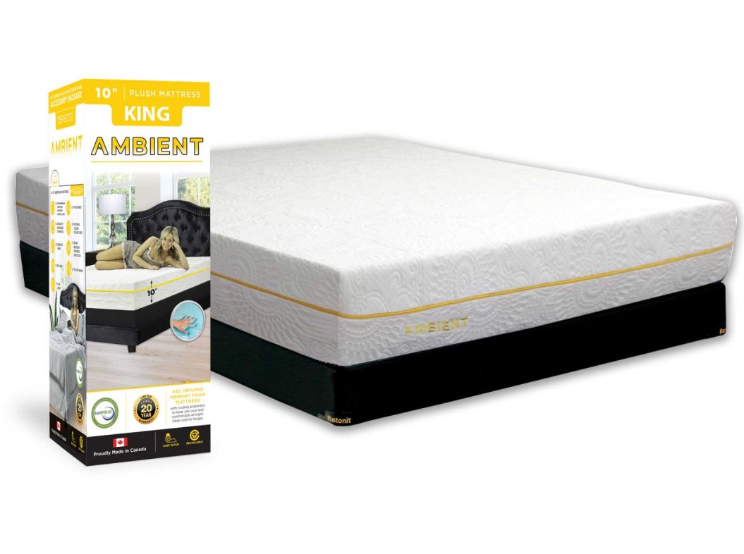 Ambient 10" King Mattress Set - AMBTKG30