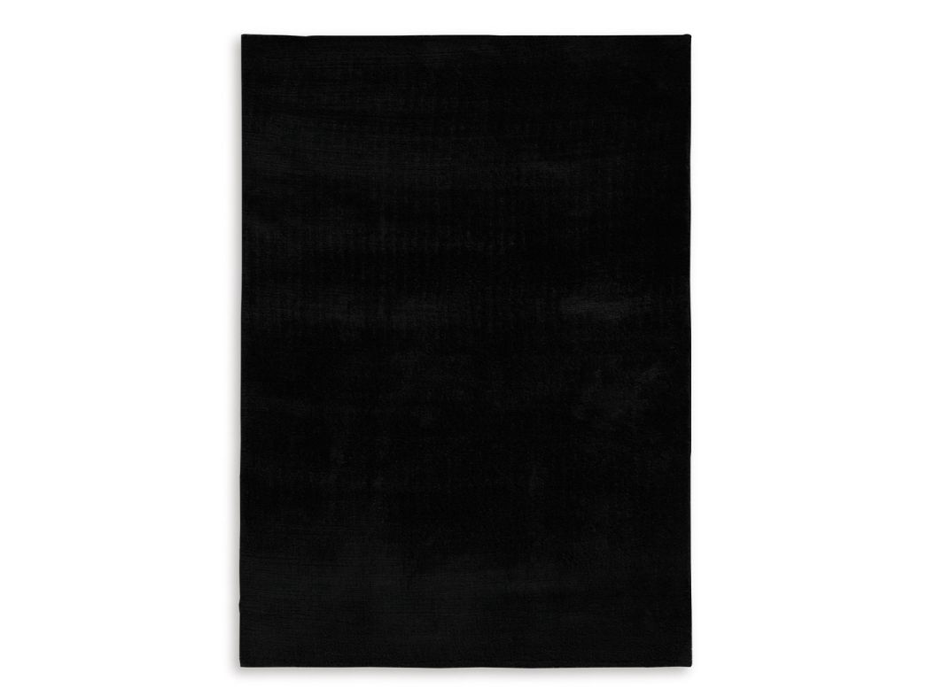 Anaben Black Washable 5x7 Area Rug  - ARUGBL00