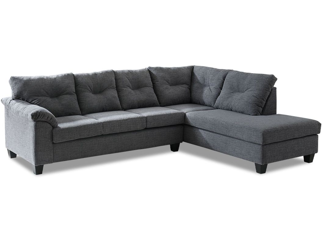 Argent Midnight 2-Piece Sectional - 6925AM20