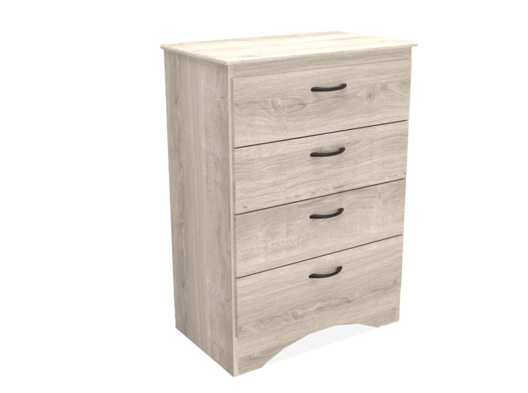 Aurora Oak 4 Drawer Chest - 0912AO04