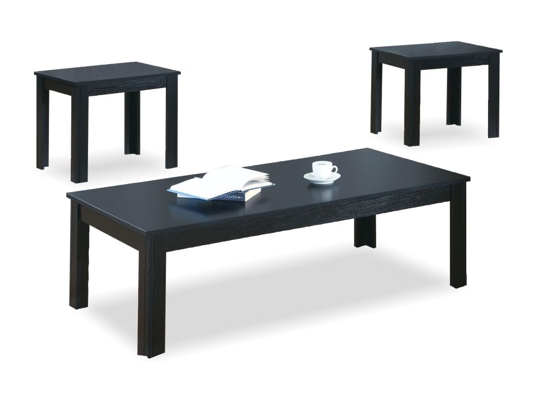 Black 3-Piece Table Set - 7840BK30