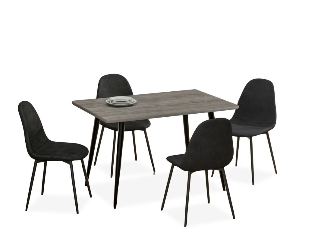 Black 5-Piece Dinette - 0215BK50