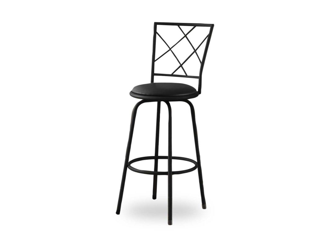 Black Swivel Bar Stool - 2375BK01