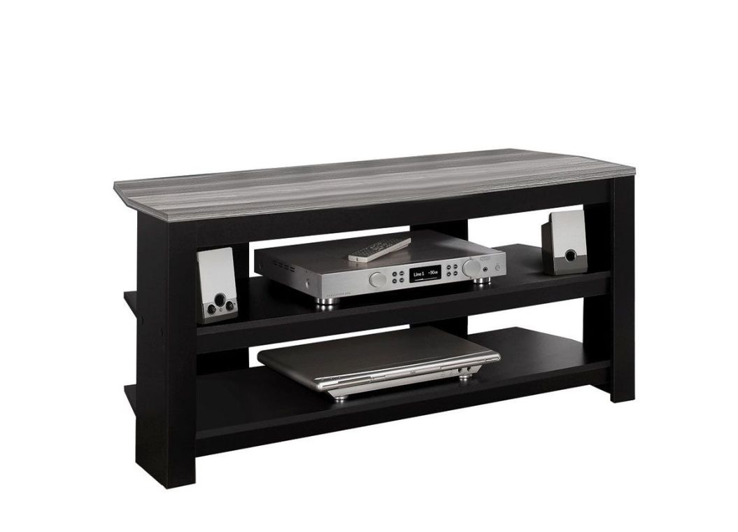 Black with Grey Top 42" TV Console - 2564BG00