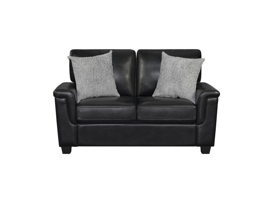 Brynn Black Loveseat - 1030BB02