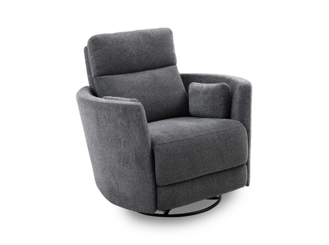 Capri Graphite Swivel Glider Recliner - 7022CG09