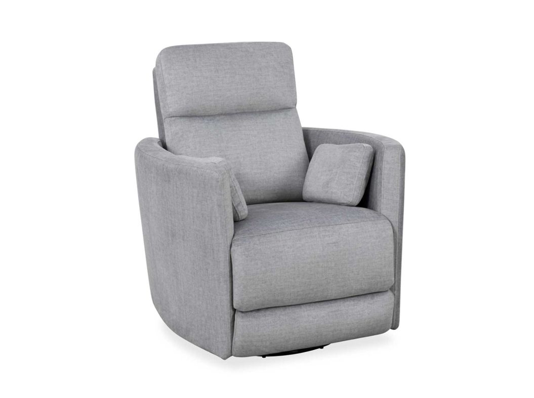 Capri Silver Swivel Glider Recliner - 7022CS09