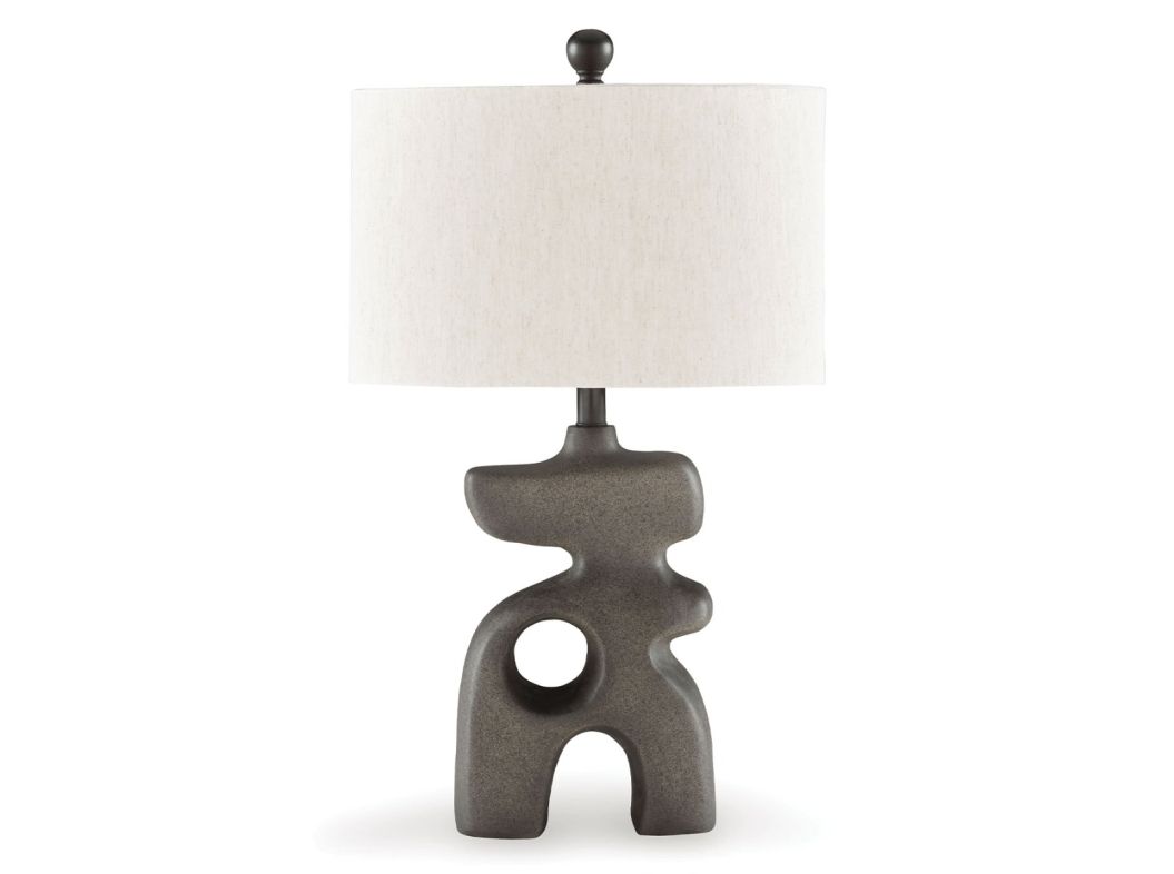 Danacy Distressed Black Lamp - 2357DA15