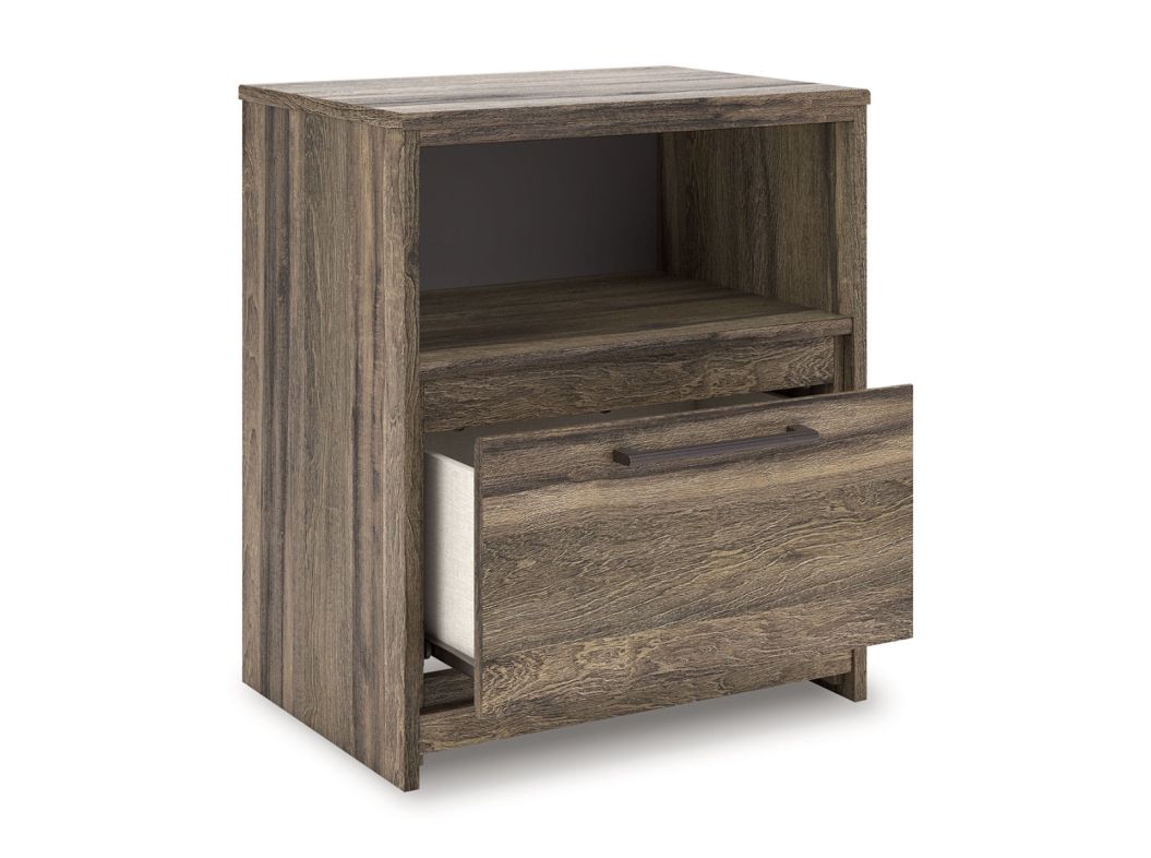 Elbrim Brown One Drawer Night Stand - 2005EB05