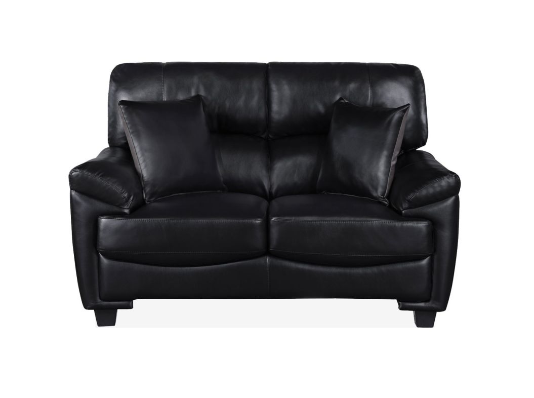 Felix Black Loveseat - 0050FB02