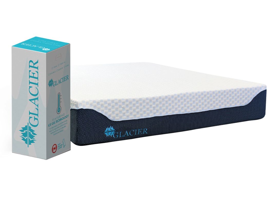 Glacier Gel Infused Memory Foam King Mattress - GLGLKG01