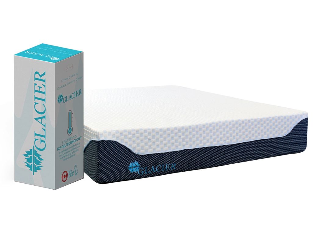 Glacier Gel-Infused Memory Foam Queen Mattress - GLGLQN01