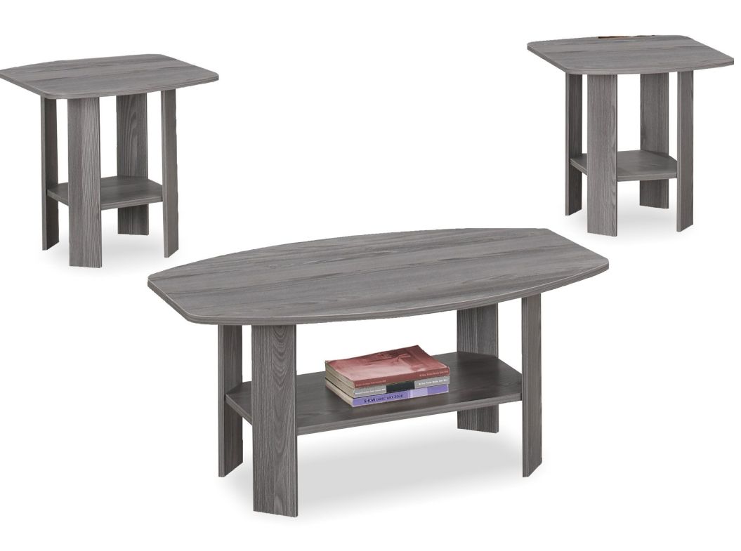 Grey 3-Piece Coffee Table Set - 7925GY30