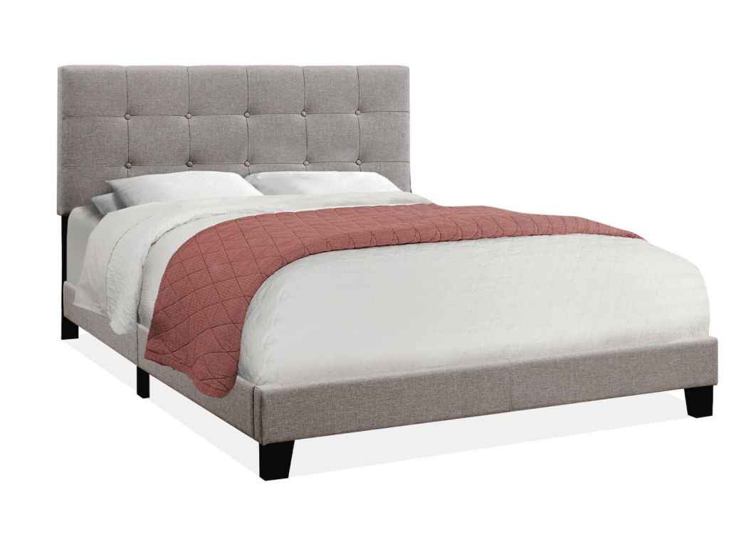 Grey Queen Bed Complete - 5920GY3Q