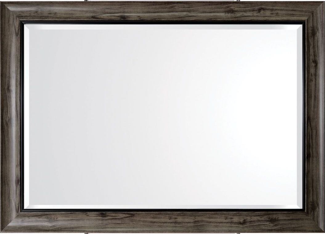 Grey Wood Grain 22x28 Mirror - GRYW2228