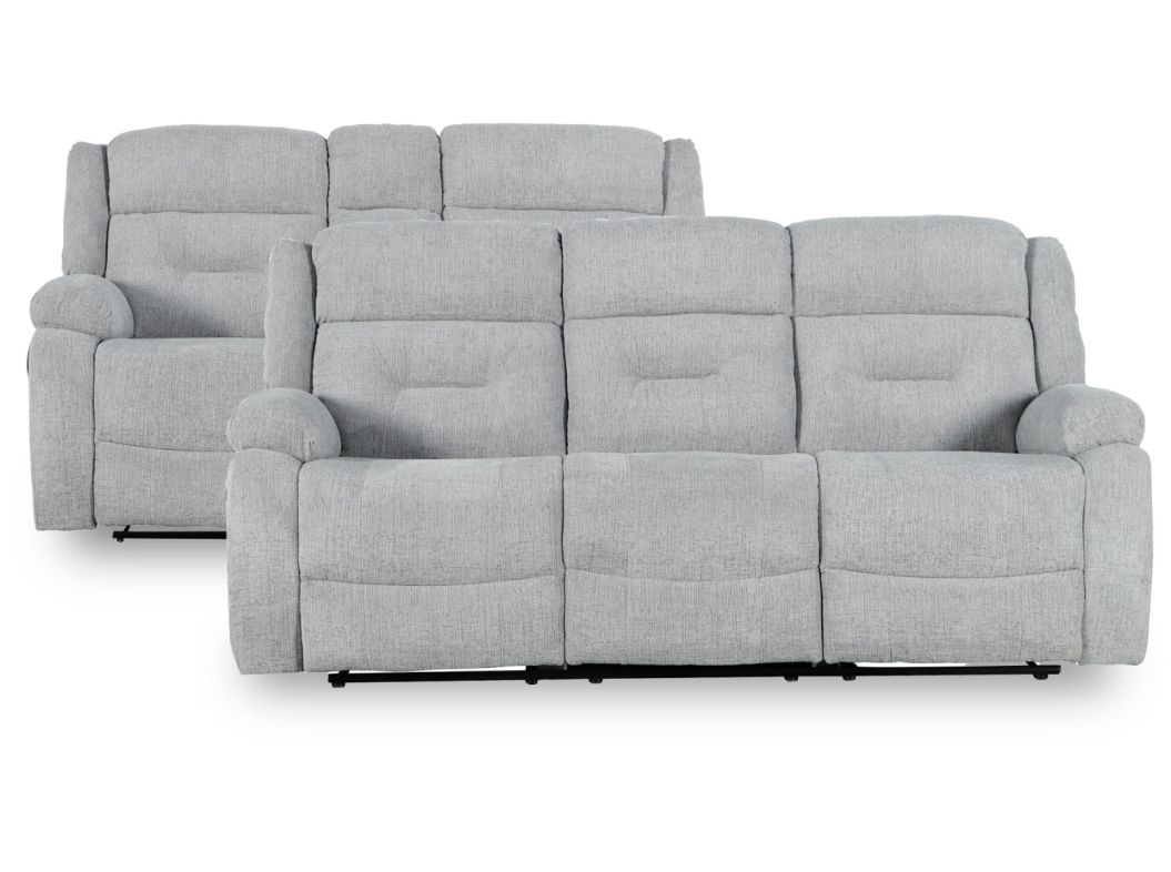 Hendricks Slate Power Sofa and Loveseat Set - 0060HS20