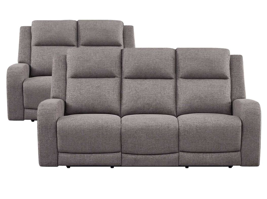 Hyde Park Granite Power Reclining Sofa & Loveseat - 7121HG20