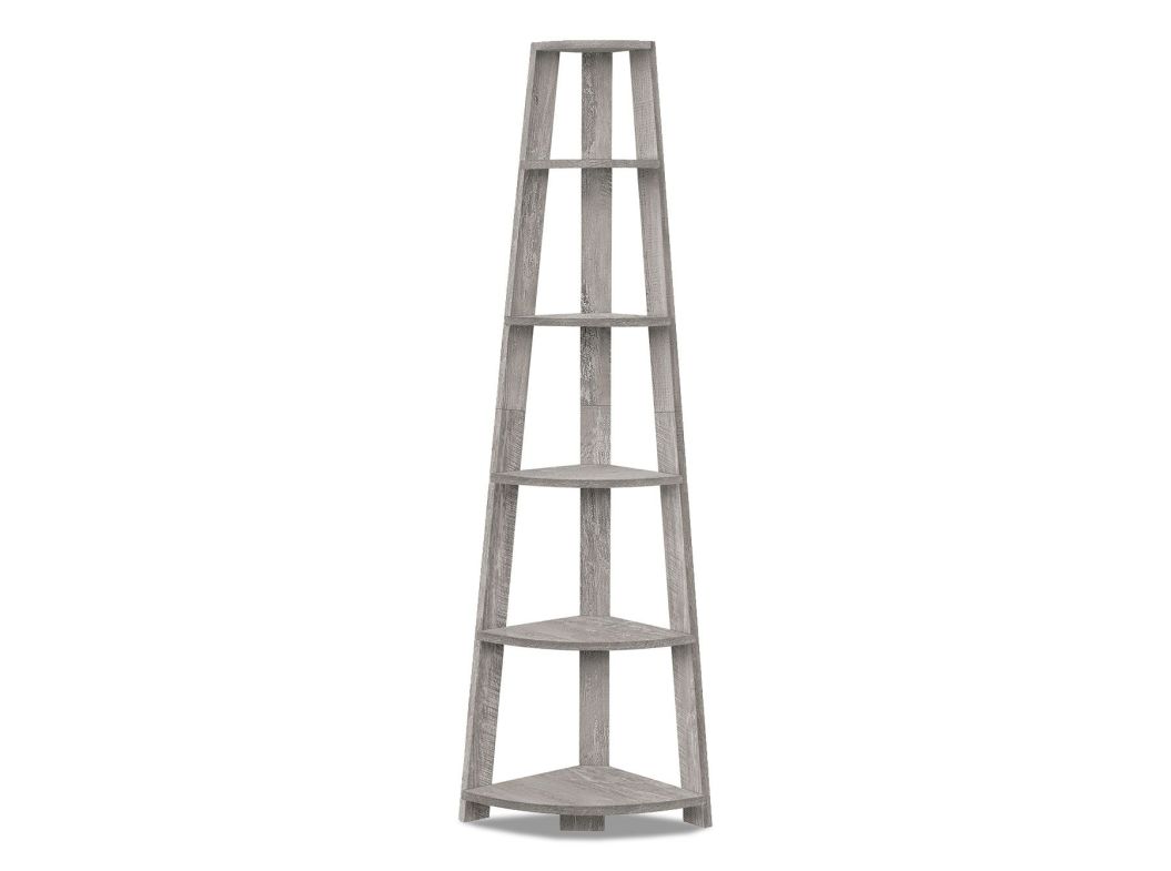  Industrial Grey Corner Accent Etagere - 2433GY00