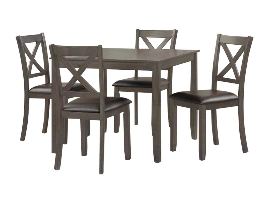 Julio Grey 5-Piece Dinette Set - 2014JG50