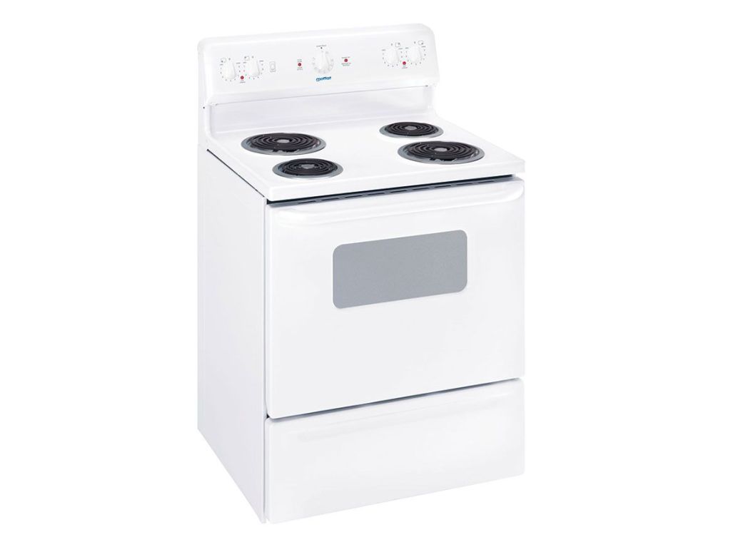 Moffat White 30" Electric Range with Coil Burners - MOFFSTCO