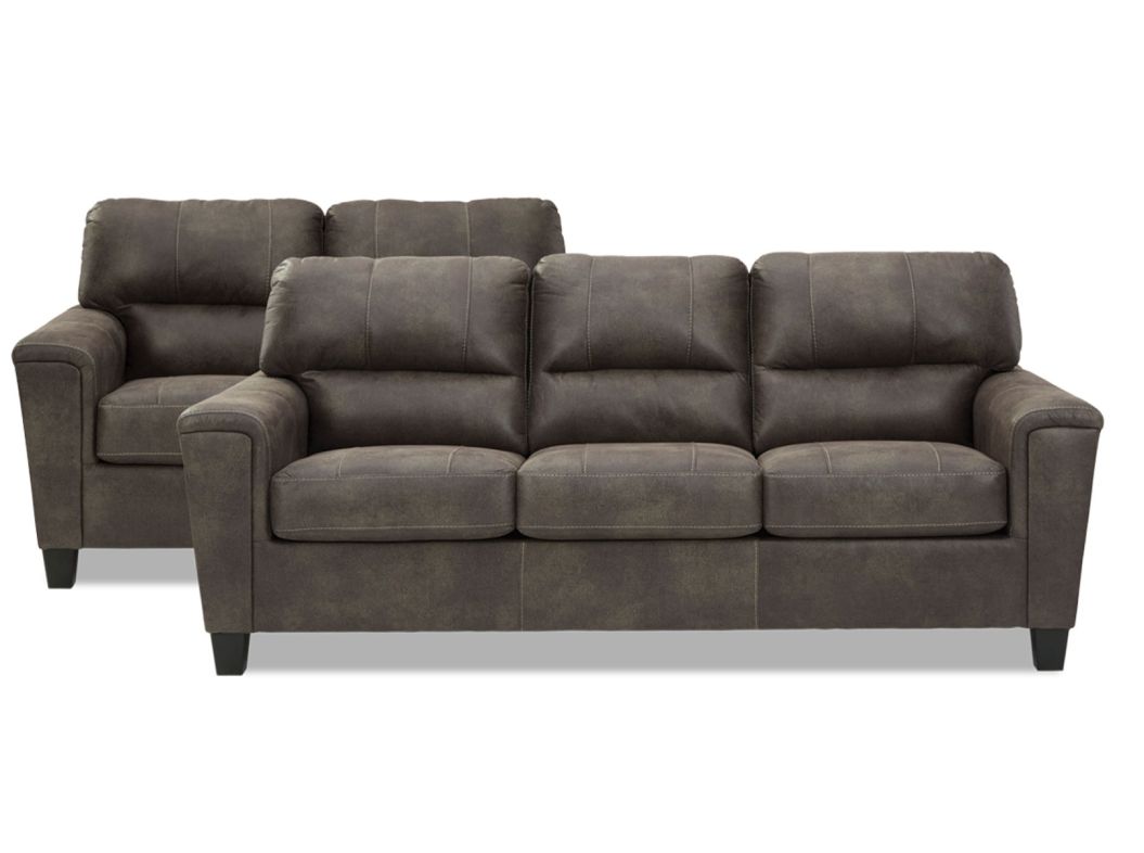 Navi Smoke Sofa/Loveseat Set - 9400NS20