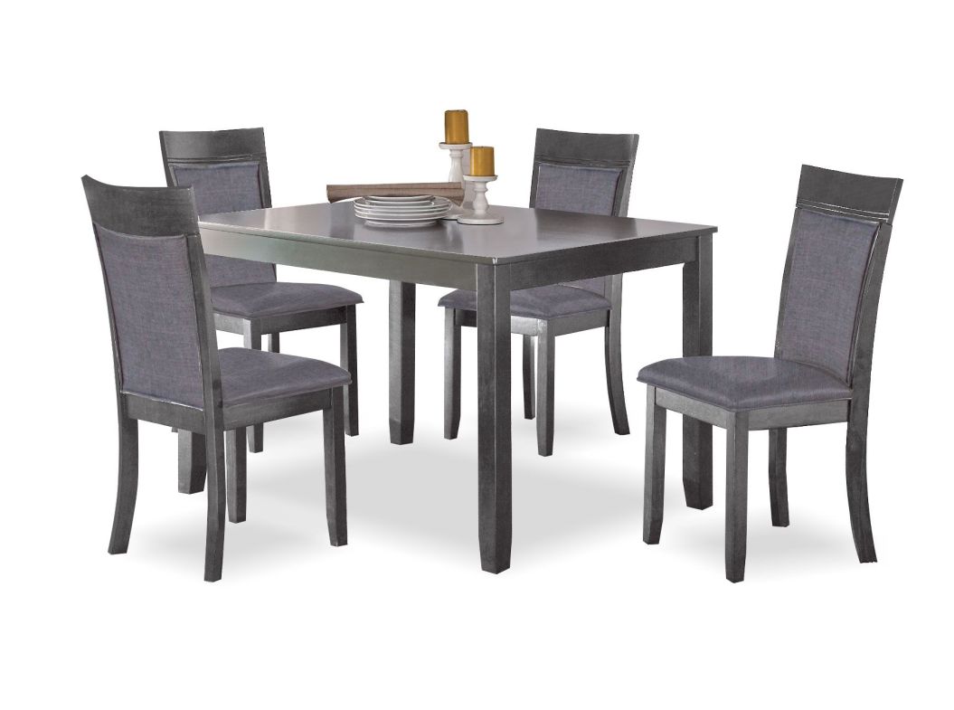 Nellie Grey 5-Piece Dinette Set - 3649GY50