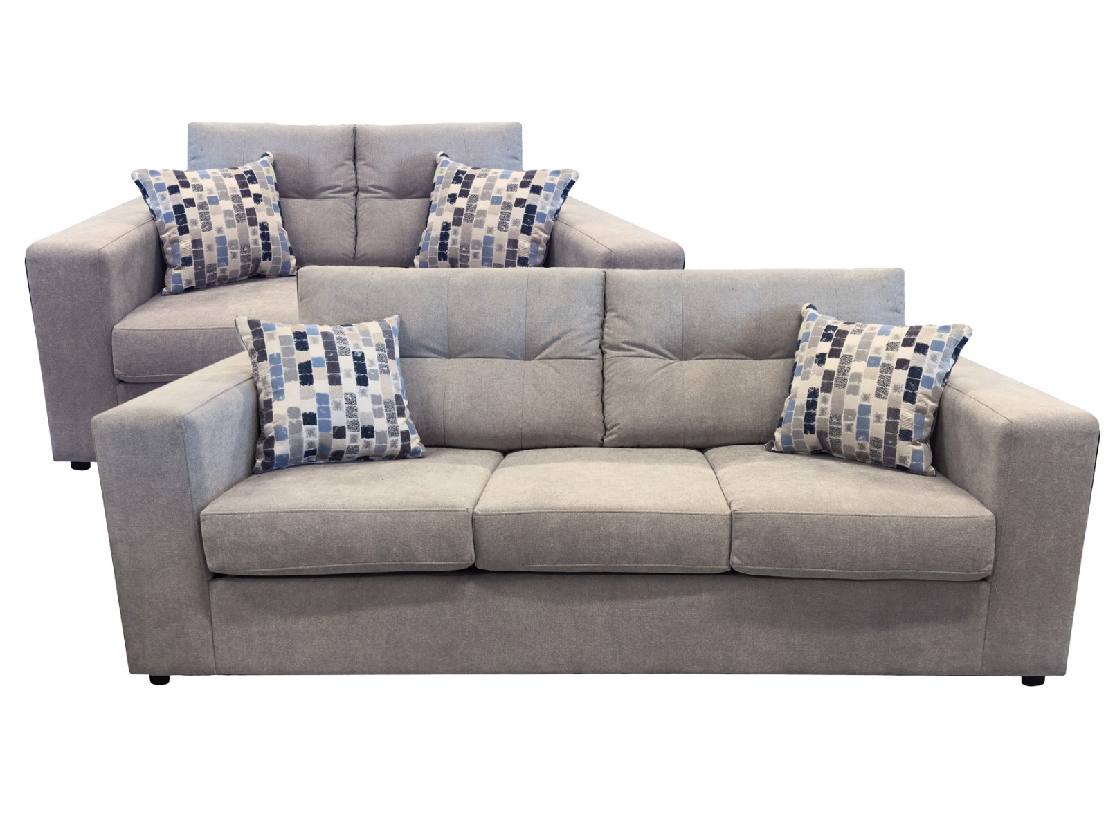 Kirkland Platinum Sofa & Loveseat Set